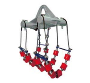 PIPELINE ROLLER CRADLE POLYURETHANE COATED